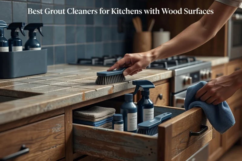 Best Grout Cleaners for Kitchens with Wood Surfaces