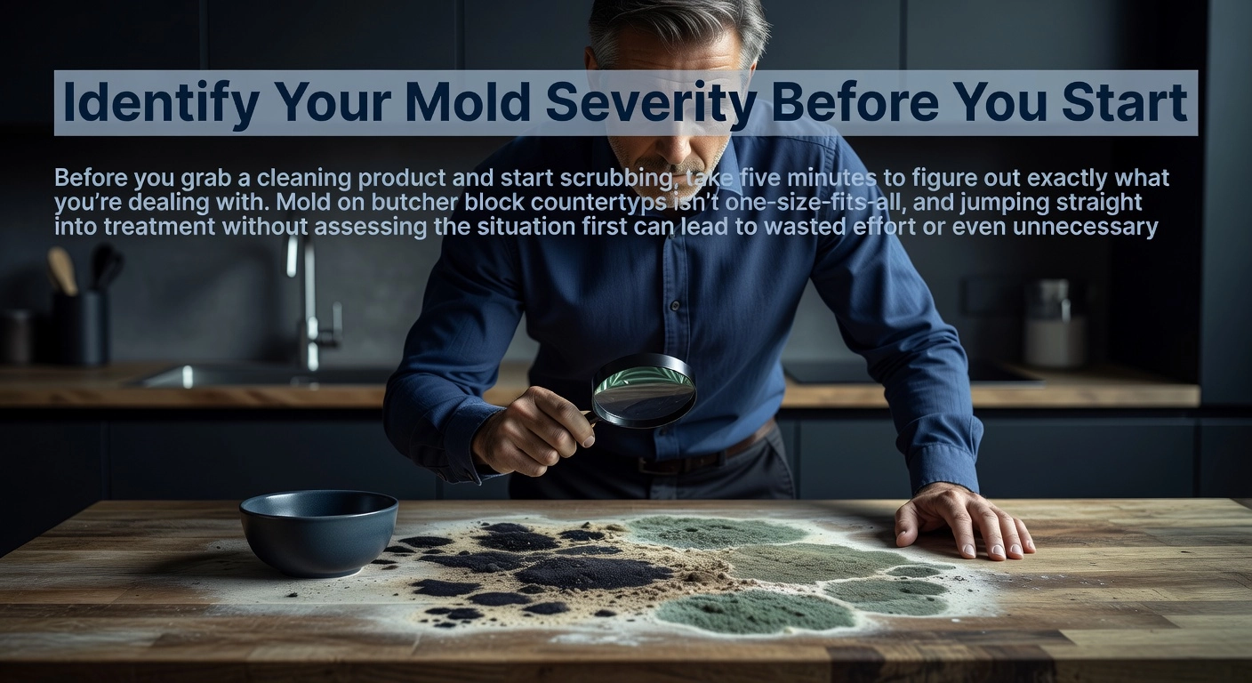 How to Remove Mold from a Butcher Block Countertop 2