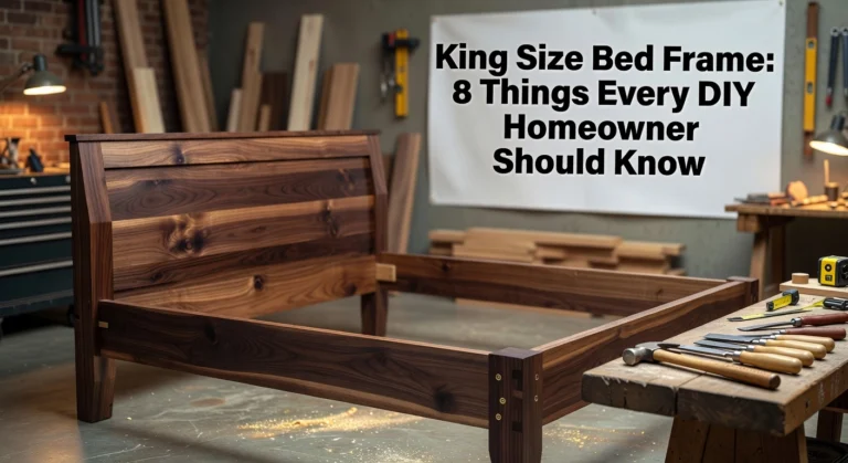 King Size Bed Frame: 8 Things Every DIY Homeowner Should Know