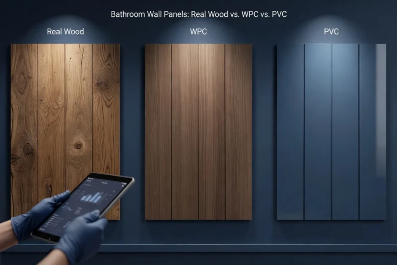 Bathroom Wall Panels: Real Wood vs. WPC vs. PVC