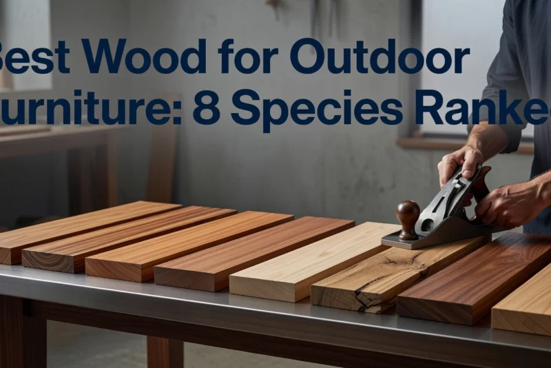 Best Wood for Outdoor Furniture: 8 Species Ranked