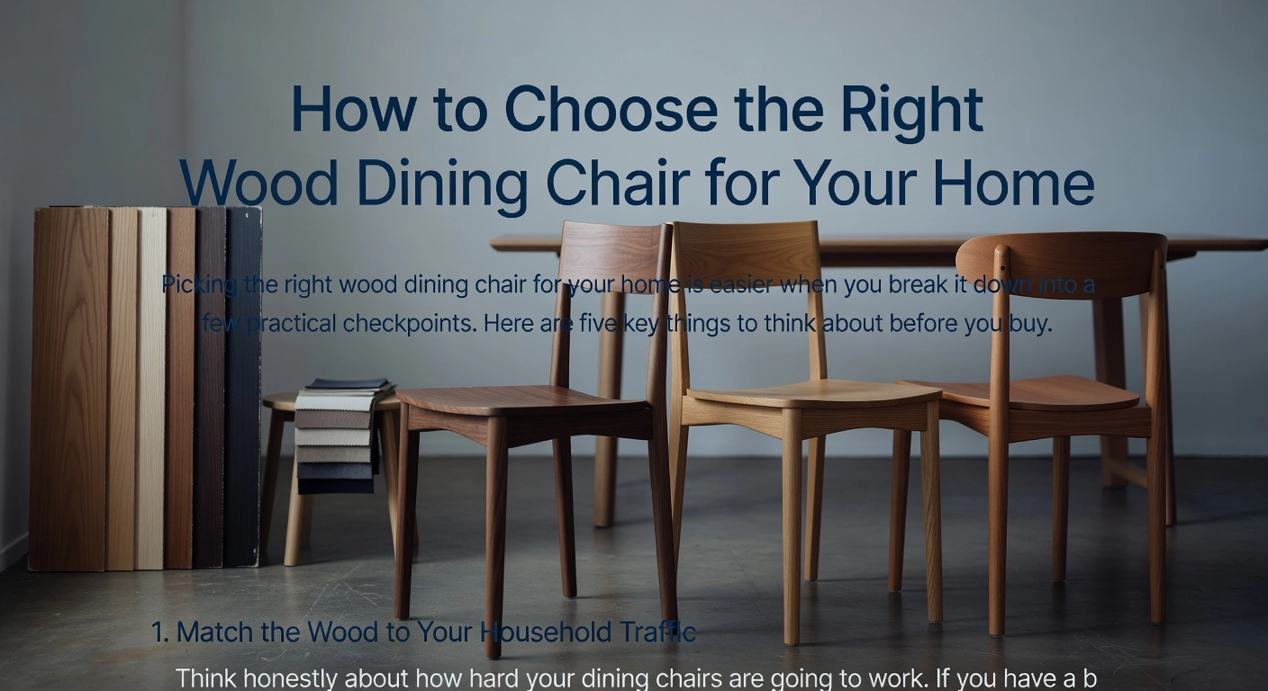 The Complete Guide to Wood Dining Chairs: Styles, Care, and Maintenance 7