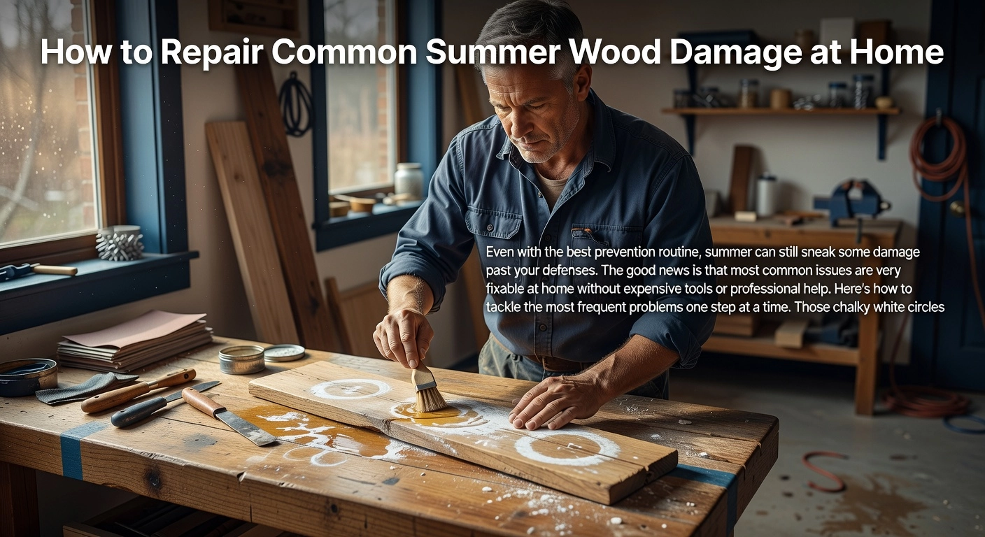 How to Care for Wood Furniture in Summer Heat 9