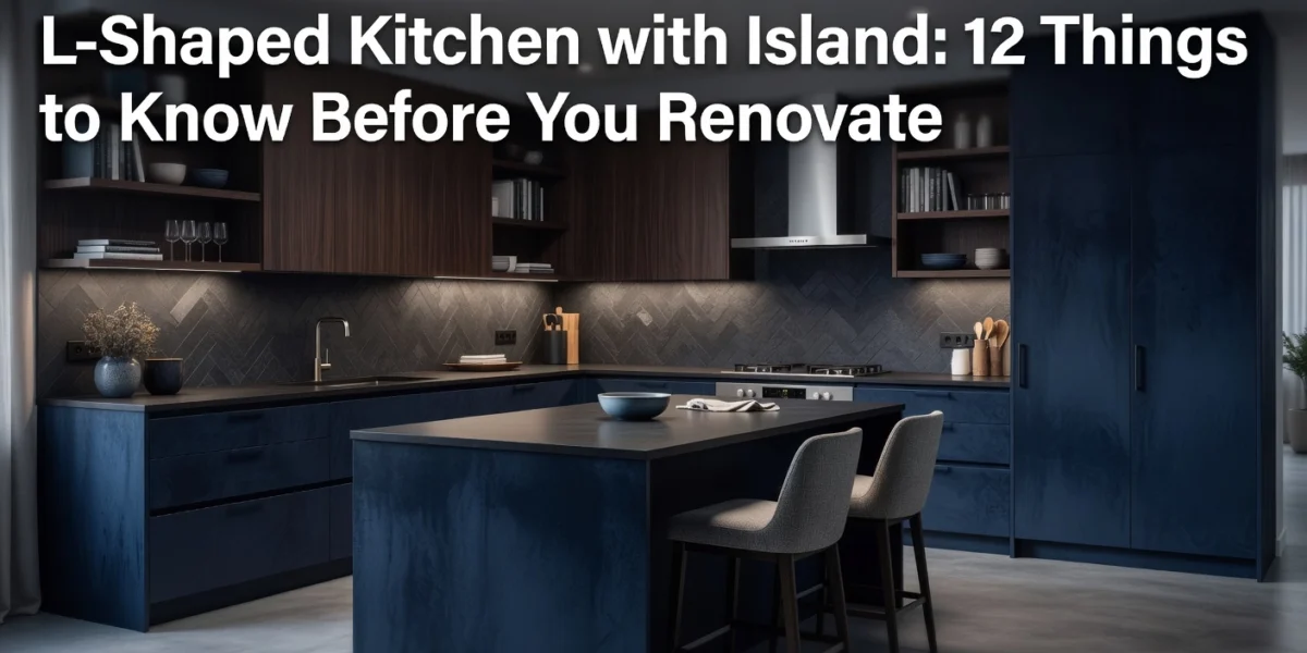 L-Shaped Kitchen with Island: 12 Things to Know Before You Renovate