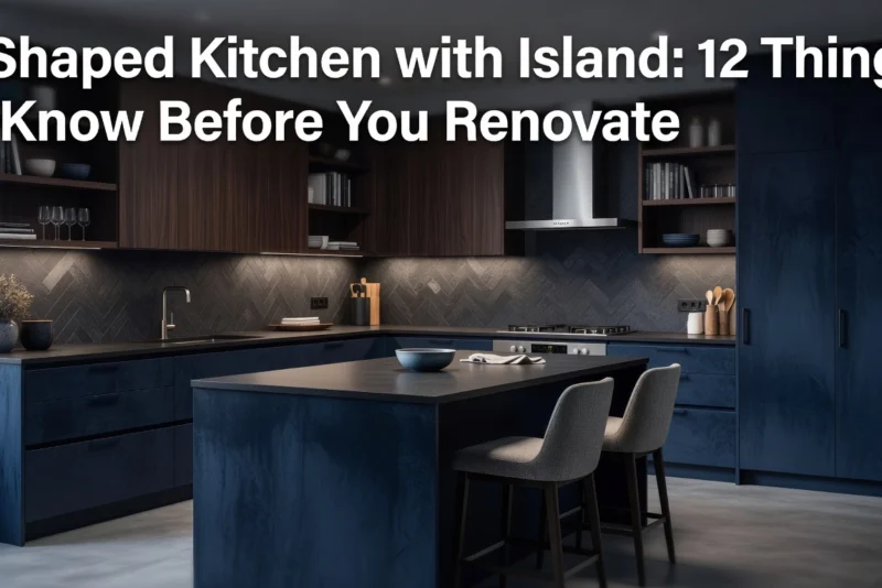 L-Shaped Kitchen with Island: 12 Things to Know Before You Renovate