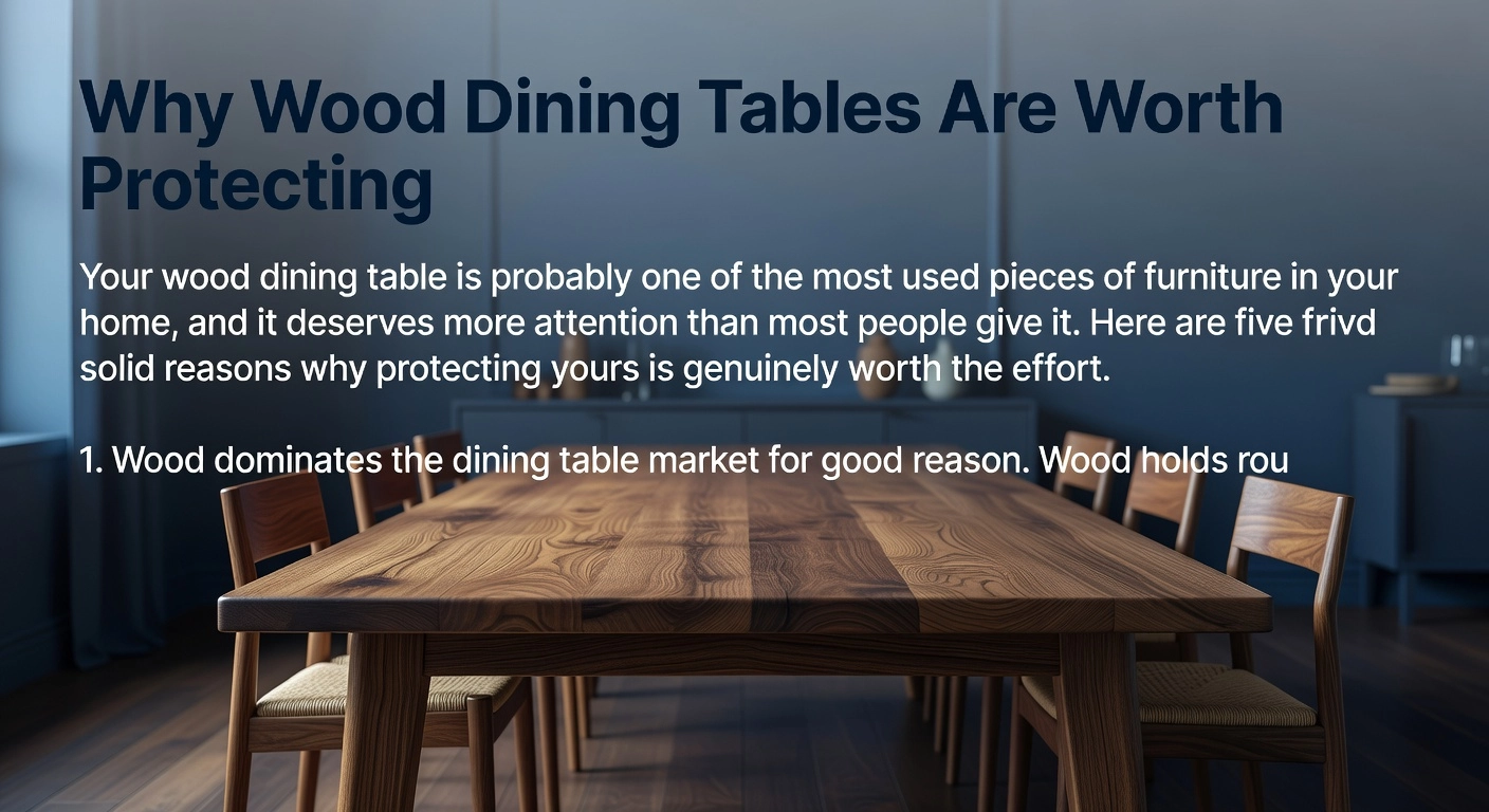 wood dining table
