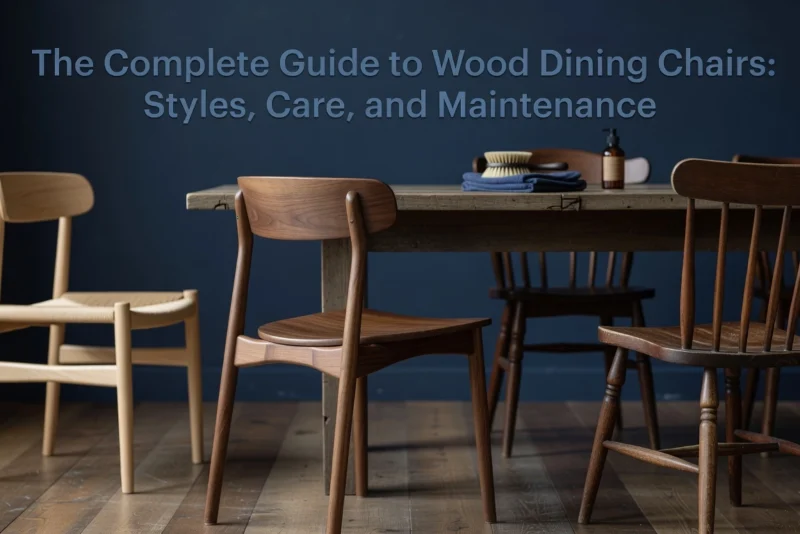 The Complete Guide to Wood Dining Chairs: Styles, Care, and Maintenance
