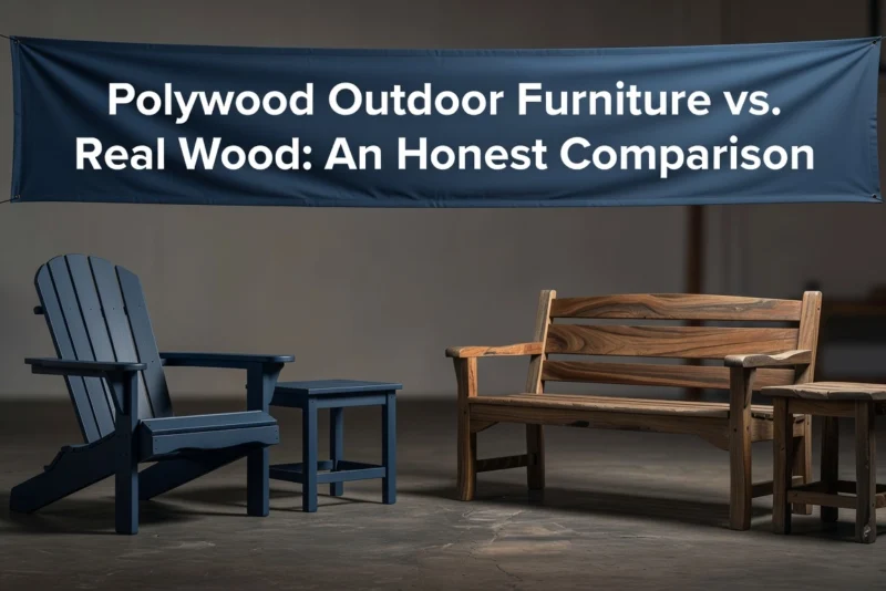 Polywood Outdoor Furniture vs. Real Wood: An Honest Comparison