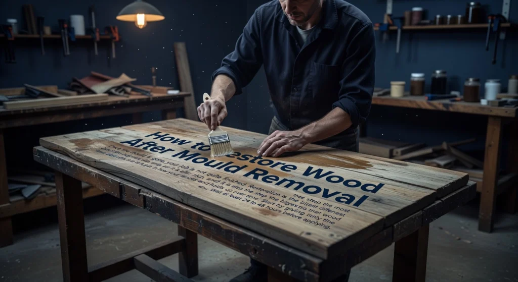 how to remove mould from wood