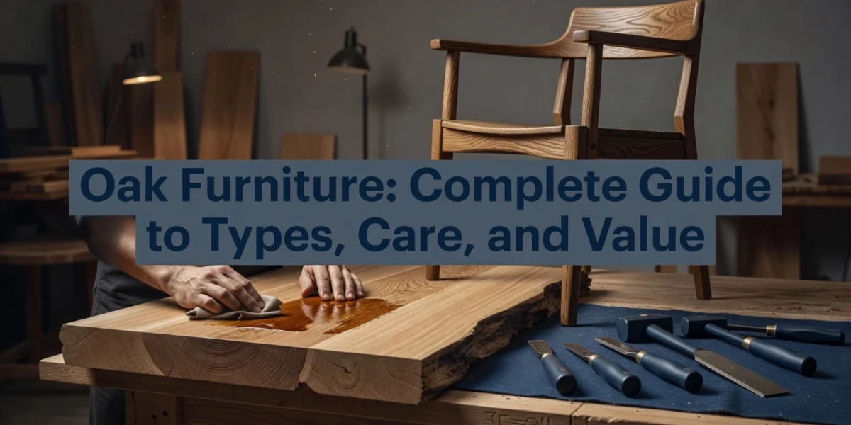 Oak Furniture: Complete Guide to Types, Care, and Value 5 Oak Furniture: Complete Guide to Types, Care, and Value