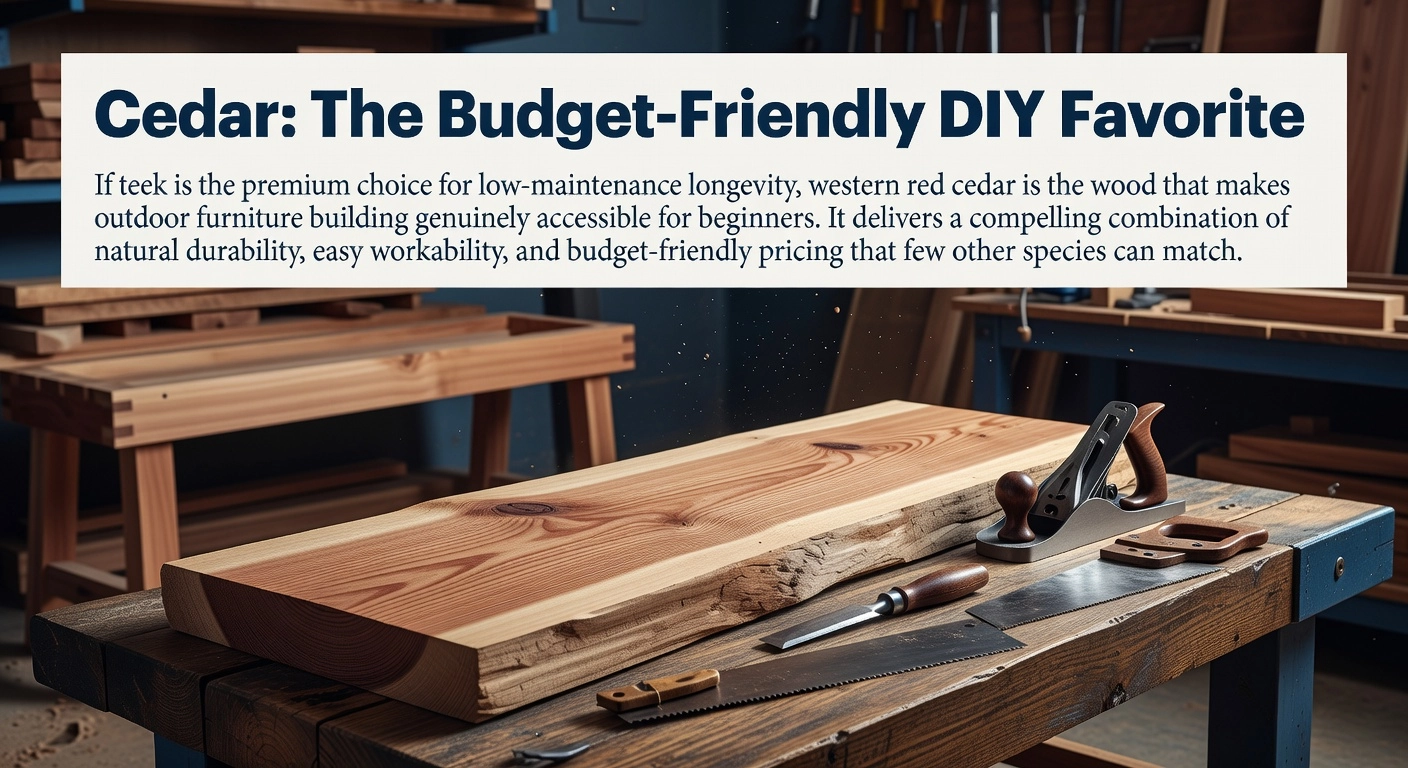 Best Wood for Outdoor Furniture: 8 Species Ranked 6