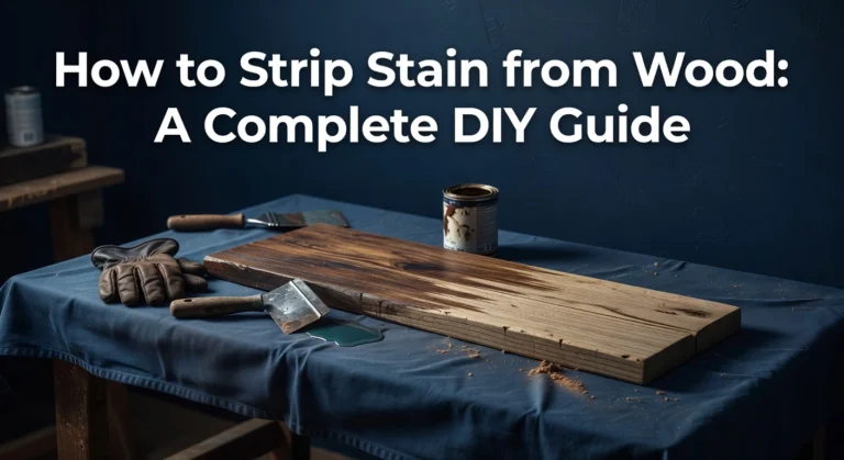 How to Strip Stain from Wood: A Complete DIY Guide
