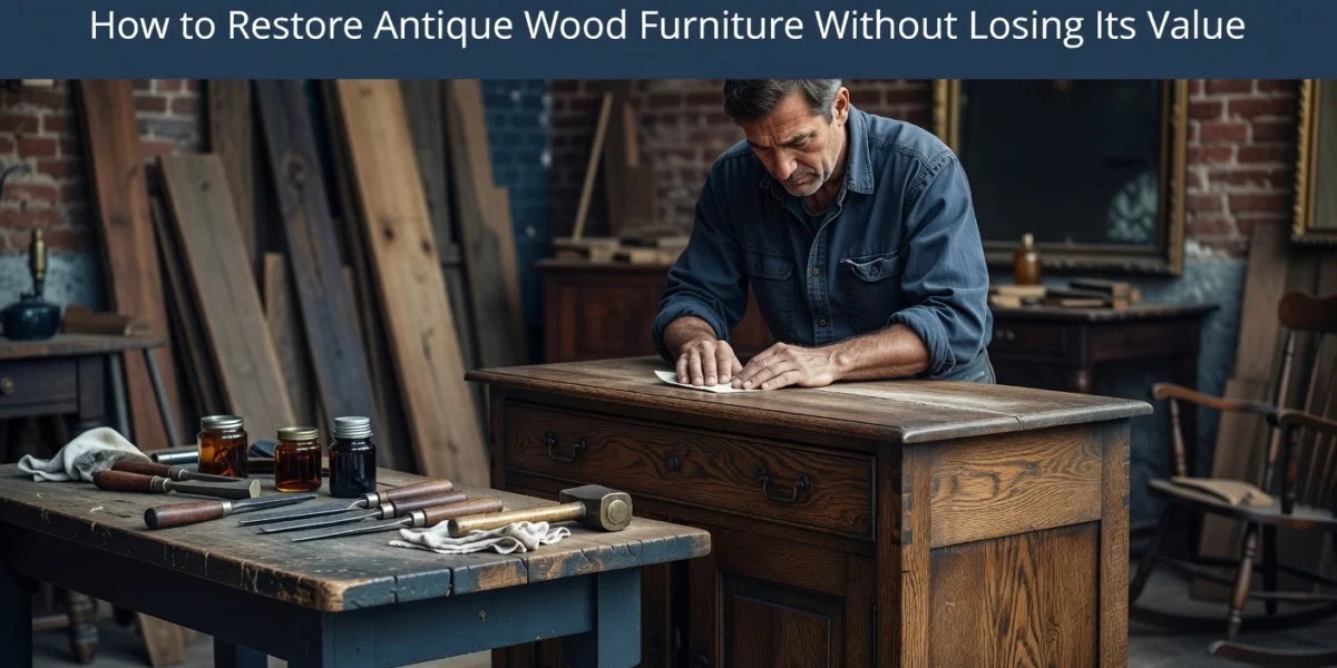 How to Restore Antique Wood Furniture Without Losing Its Value 5 How to Restore Antique Wood Furniture Without Losing Its Value
